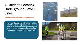 A Guide to Locating Underground Power Lines