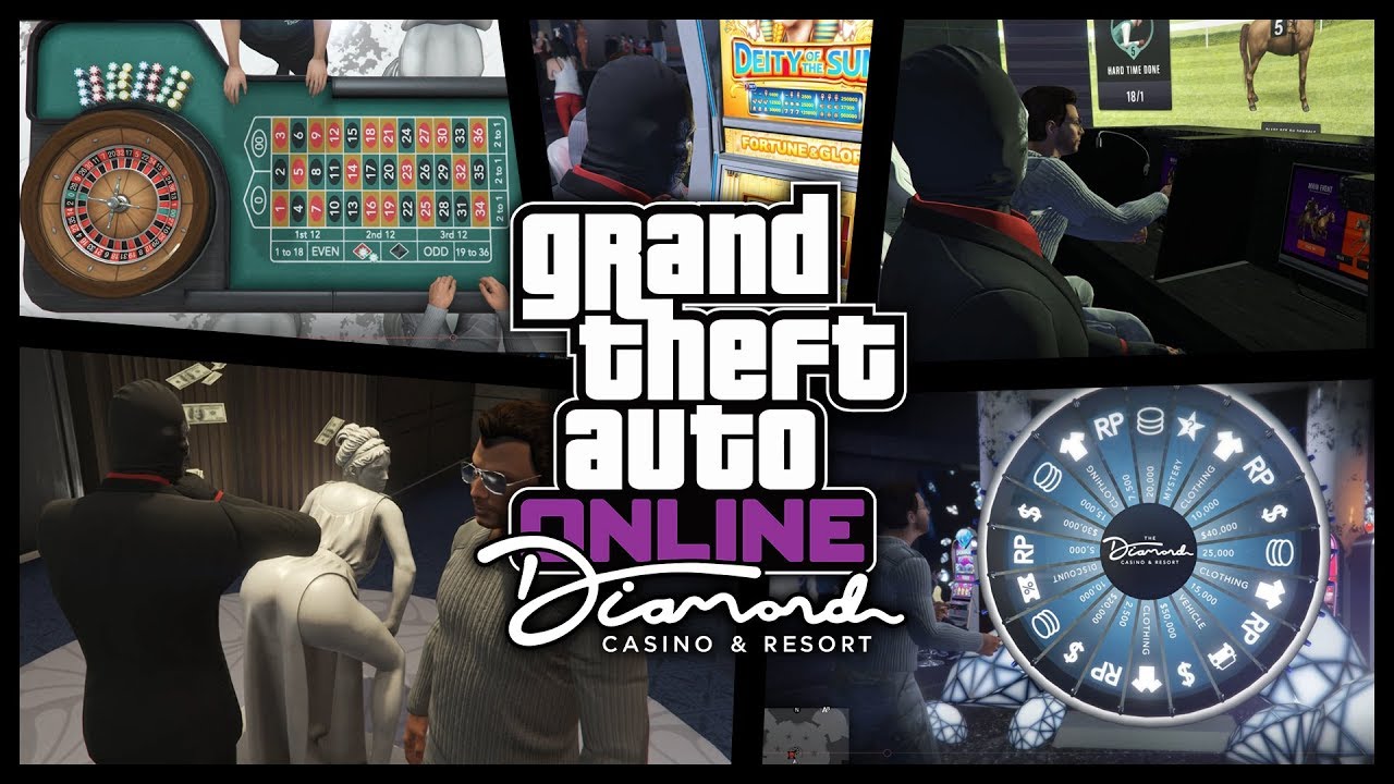 GAMBLING AND TWERKING STATUE! GTA 5 Online The Diamond Casino