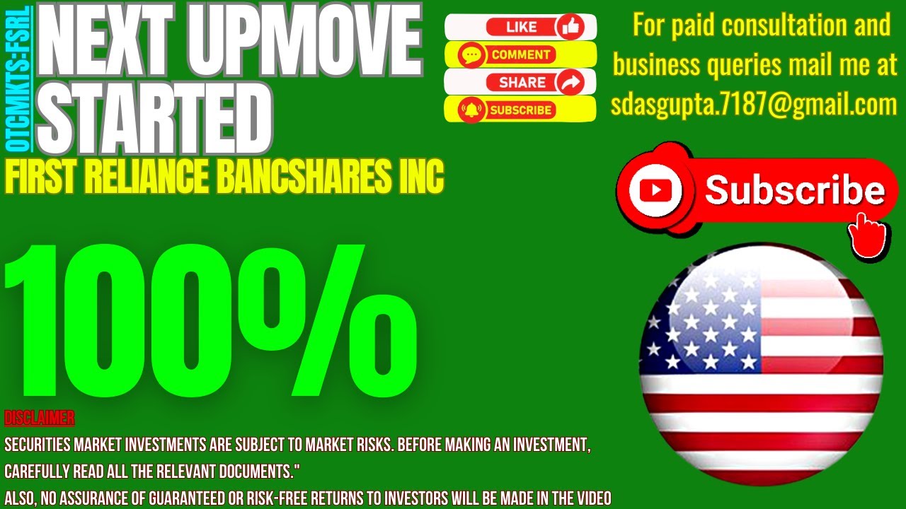 FIRST RELIANCE BANCSHARES INC NEXT UPMOVE STARTED FSRL STOCK YouTube
