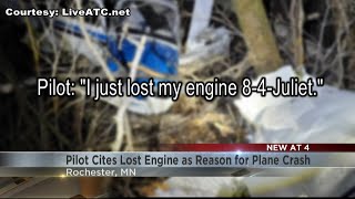 Pilot cites loss of engine as reason for Sunday night plane crash near RST
