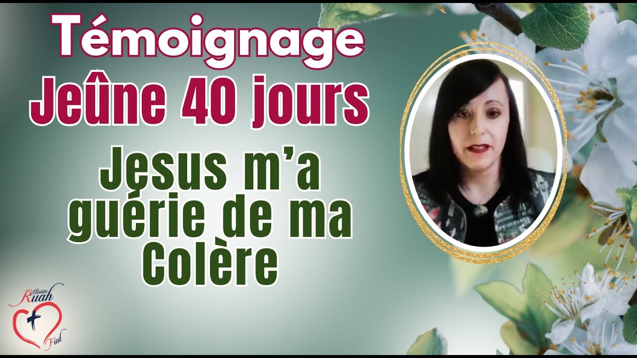 Jesus m’a guérie de ma Colère @MisionRuah - YouTube