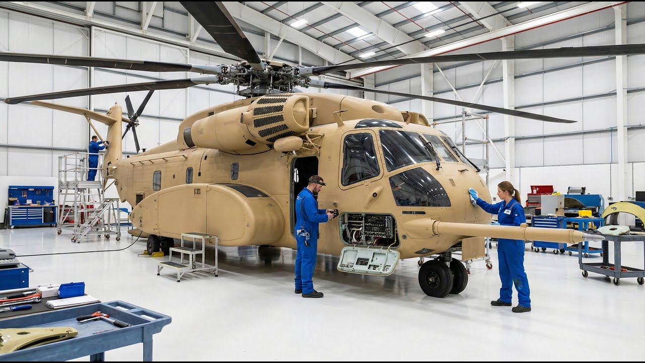 How the U.S. Military's Heaviest Helicopter Gets Built