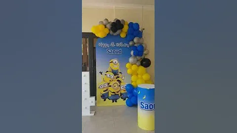 Minion Theme Birthday Party Decoration