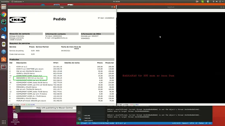 Extract data with OCR over receipt