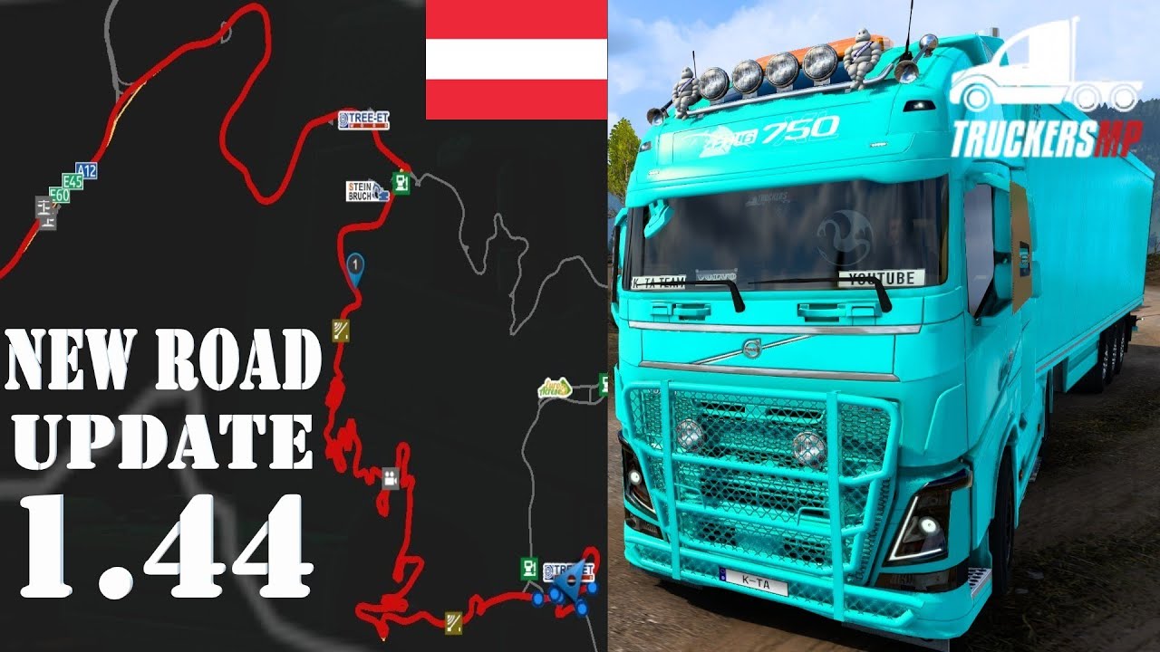 NEW ROAD Austria Rework - Alps 1.44 Update ETS 2 TMP (Timelapse)