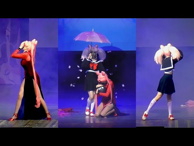 Sailor Moon Black Lady and Chibiusa Cosplay - OldSchool CosBand (Олдскулы) 2023