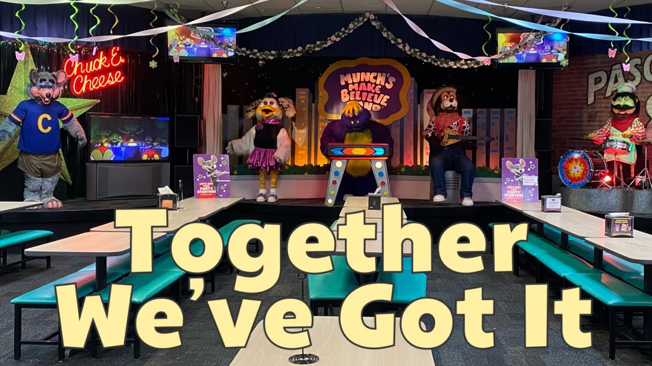 Together We've Got It Chuck E. Cheese's West Des Moines, Iowa YouTube