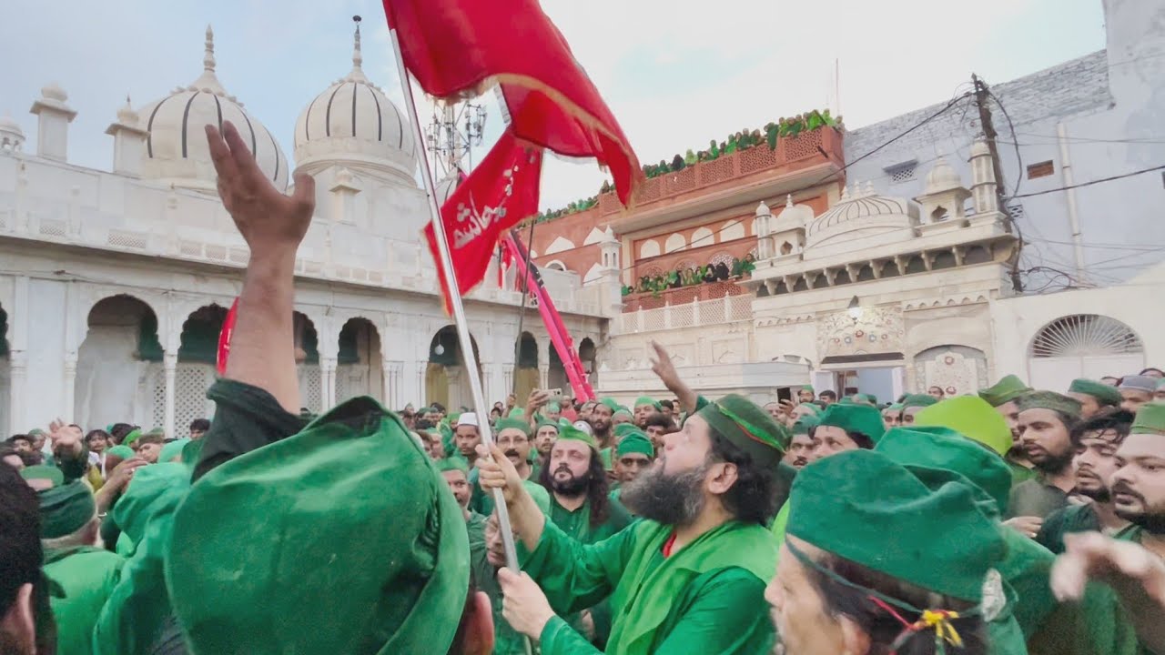 7th Moharram At Khanqah E Niazia | Juloos E Taziya | Parcham E Hussaini | Fateha Khichda | 2025