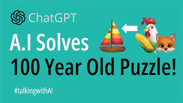 Chat GPT - AI Solves 100 YEAR OLD PUZZLE That Stumps Everyone! #TalkingwChatGPT