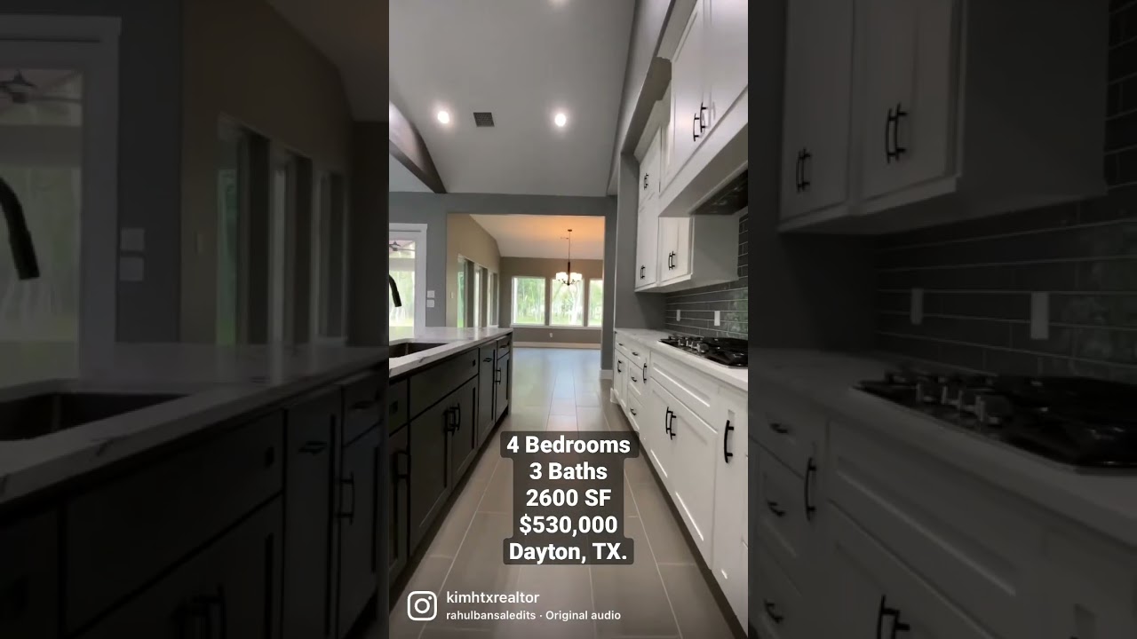 New construction in Dayton, TX. - First Time Buyers Welcomed! 4x3 | 2600sf | $530,000