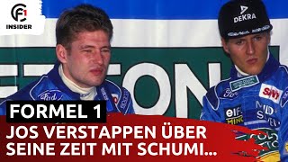So war es mit Schumacher bei Benetton | Formel 1, Jos Verstappen