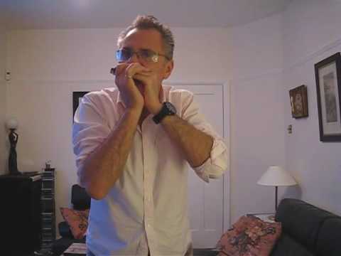 Paul Lamb plays a Sonny Terry style harmonica slow...