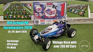Old School (Vintage) RC Euromasters2026- OCR-B Indoor Track Göttingen (+200 RC Cars)