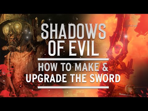 Black Ops 3 ZOMBIES - HOW TO BUILD AND UPGRADE THE SWORD! - "SHADOWS OF EVIL"