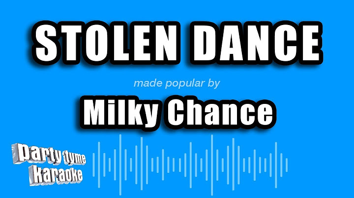 Stolen Dance Karaoke version - Karaoke performance video thumbnail