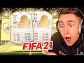 BACK TO BACK HUGE ICON PULLS!! (FIFA 21 PACK OPENING)