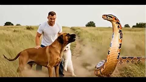 Brave Heroes Save Careless Mother Cat from Giant Python Attack After a Traffic Accident🐍