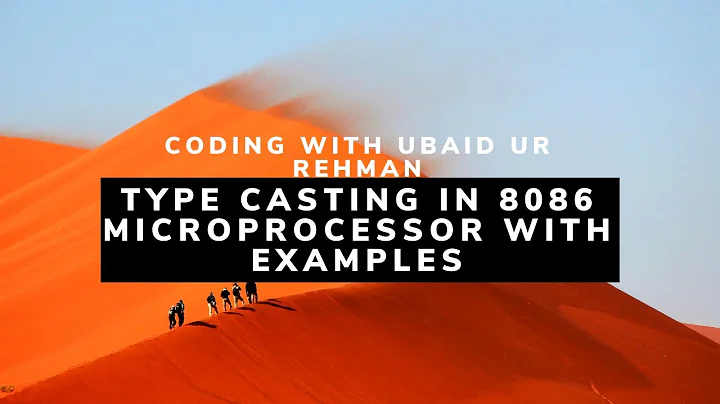 Type casting in 8086 Assembly language with examples | Byte ptr operator | Word ptr operator