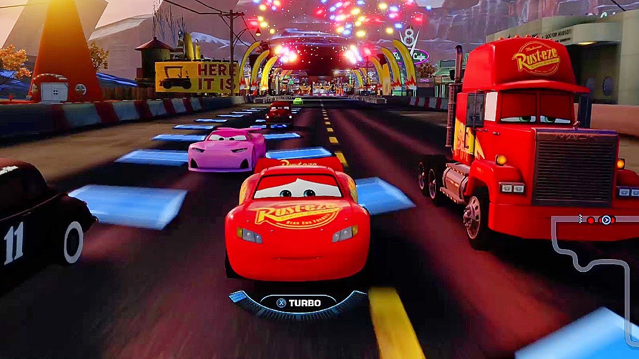 Tv Jogos Friv  Carros Disney - Corrida do Relâmpago McQueen 3D