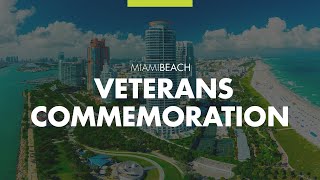 Miami Beach Virtual Veterans Commemoration