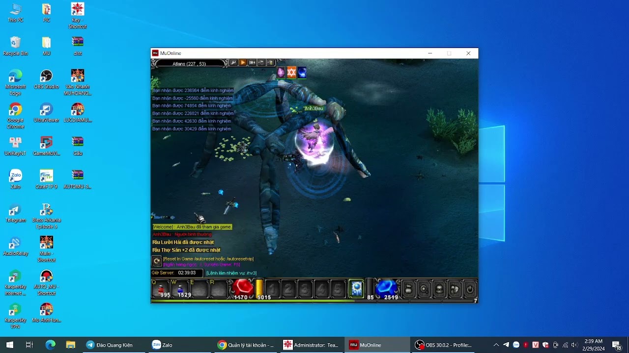 Auto hack dw mu online 2024