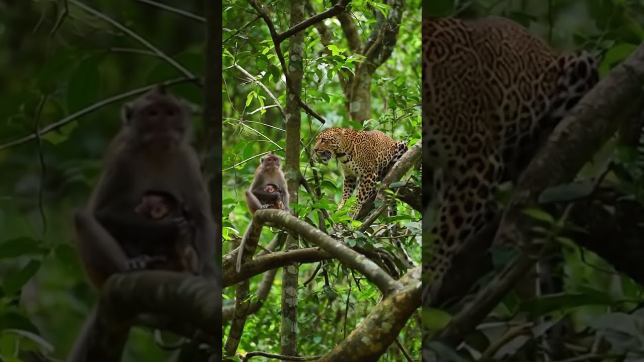 adorable monkey in jungle so funny Sr4 