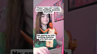 AI tool accidentally turned into a whole side income 👀 #bolt #ai #webdesign #sidehustle #vibecoding