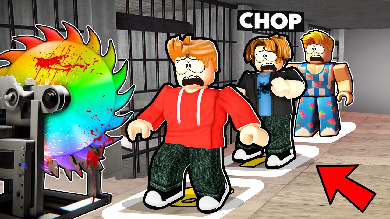 ROBLOX CHOP AND FROSTY PLAY GET IN LINE FOR PRISON