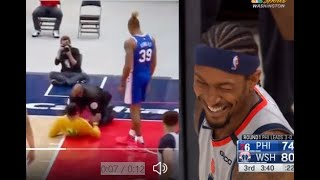Bradley Beal Can't Stop Laughing As Crazy Fan Attacks Dwight Howard&Gets Arrested!