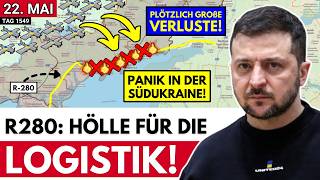 Ukraine startet Gegenstoß an Lyman-Flanke, R280 Straße unter fatalem Beschuss, Opfer in Starobilsk!