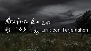 Download lagu Cafuné - Tek It. Lirik dan Terjemahan