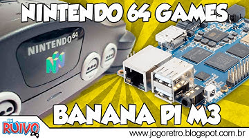 Banana Pi M3 - Testando JOGOS de Nintendo 64 no Android 5.1 Lollipop