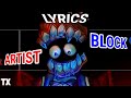 TADC EDIT ARTIST BLOCK LYRICS 