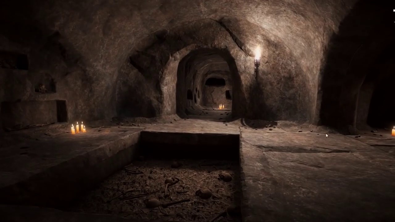 Катакомбы рисунок мусоргского