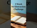 What Happens When I Spend 1 Week Without DISTRACTIONS?