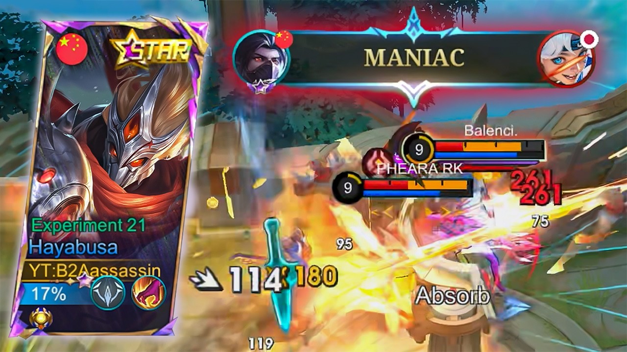 MANIAC🔥 HAYABUSA WINSTRAK SOLO RANK!!