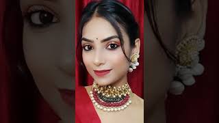 Karva Chauth makeup look 1 #shorts #viralshorts #ytshorts #diksshaparmar #karvachauth #youtubeshorts screenshot 4