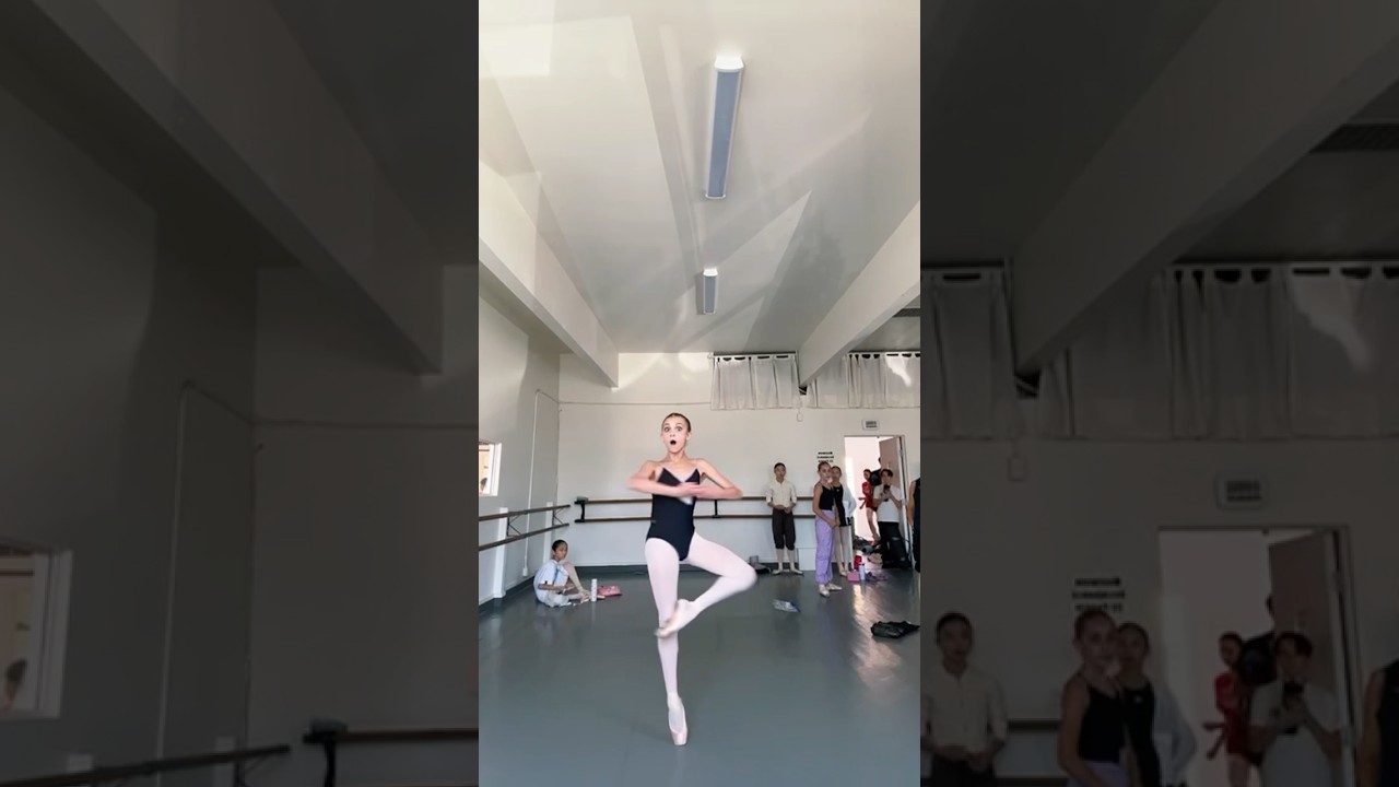 12-летний подросток делает 12 пируэтов!