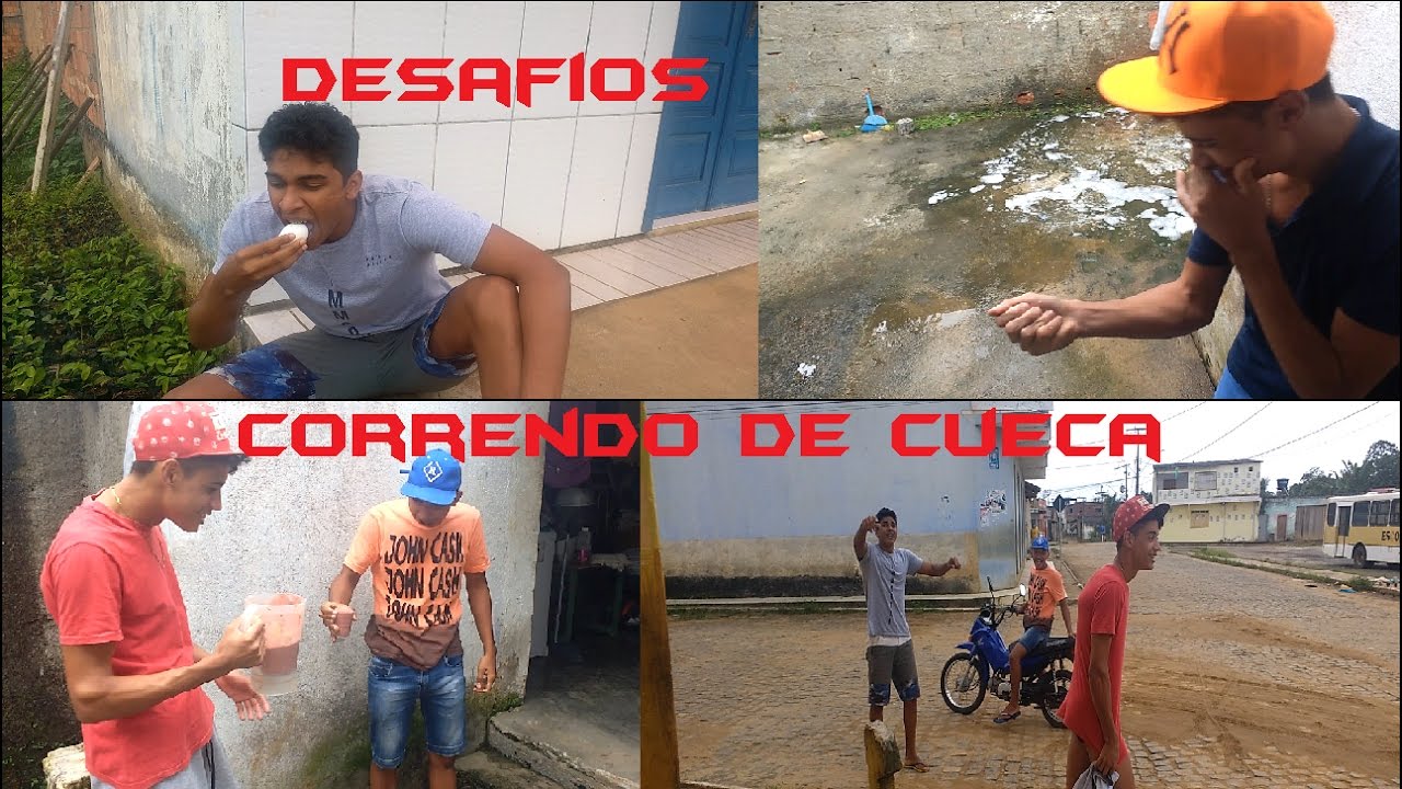Correndo de Cueca na rua, deu ruim, mais desafios, Canal Sem Rede - YouTube