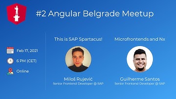 #2 Angular Belgrade Meetup - Miloš Rujević and Guilherme Santos