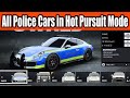 NFS Unbound Hot Pursuit All Police Cars Cop Cars 8 Cars NFS Unbound Hot Pursuit All Police Cars Cop Cars 8 Cars
