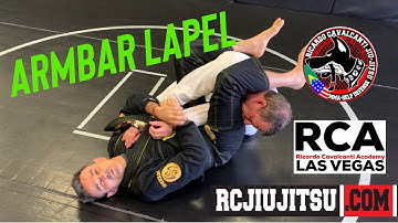 Armbar inside the guard  with my own Lapel