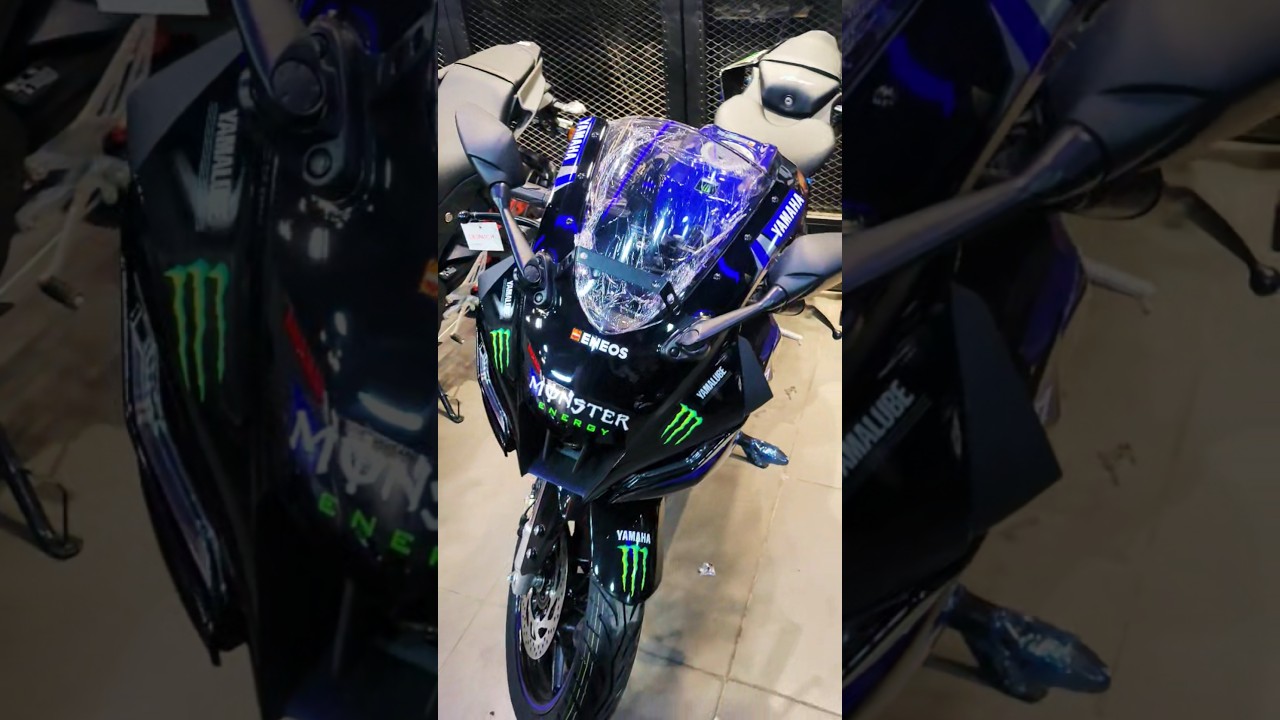 Yamaha R15 🔥New blue colour Bike❤️