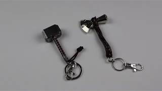 Mjolnir And Stormbreaker Keychains From The Mcu