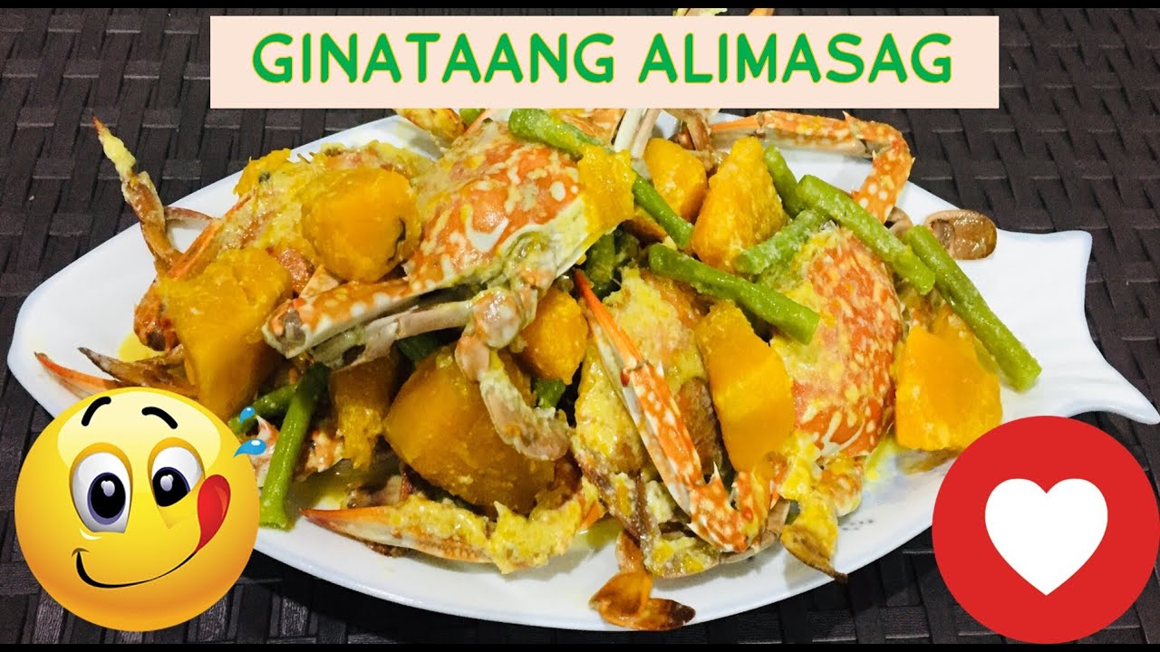 HOW TO COOK GINATAANG ALIMASAG WITH KALABASA AT SITAW | YUMMY AND