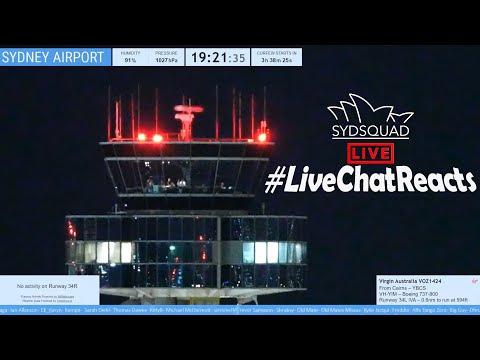 #LiveChatReacts - EPIC ATC Tower Wave + Shoutout! SydSquad Live Plane Spotting