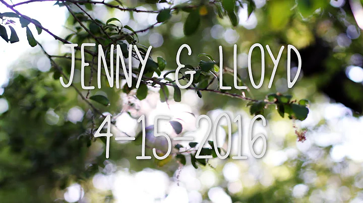 Jenny & Lloyd Wedding Highlights