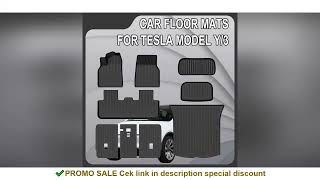 2019-2025 Trunk Mat For Tesla Model Y Model 3 high land Floor Mat Luggage Mat TPE waterproof Anti-Sl