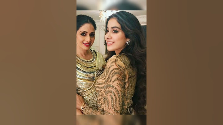 Late Sridevi With Beautiful Daughter Janhvi Kapoor 💘💘💘Maa Beti Jodi💕💕💕 #sridevi #janhvikapoor