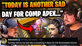 NiceWigg & Greek thoughts on Albralelie deciding to TAKE A BREAK from Comp Apex after Scrims.. 😲